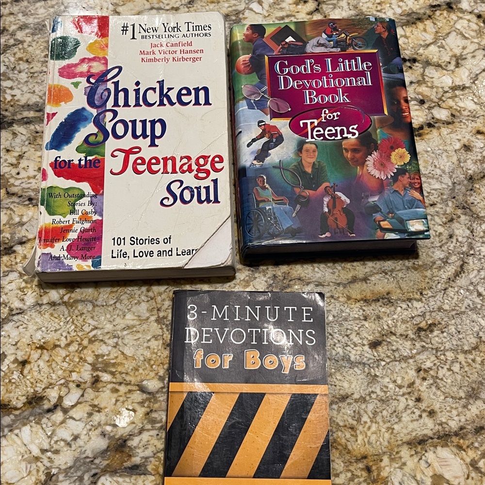 3 devotional books for Teen boys